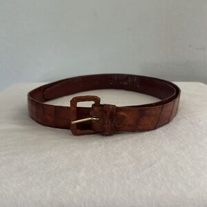 Genuine Aligator Leather Belt